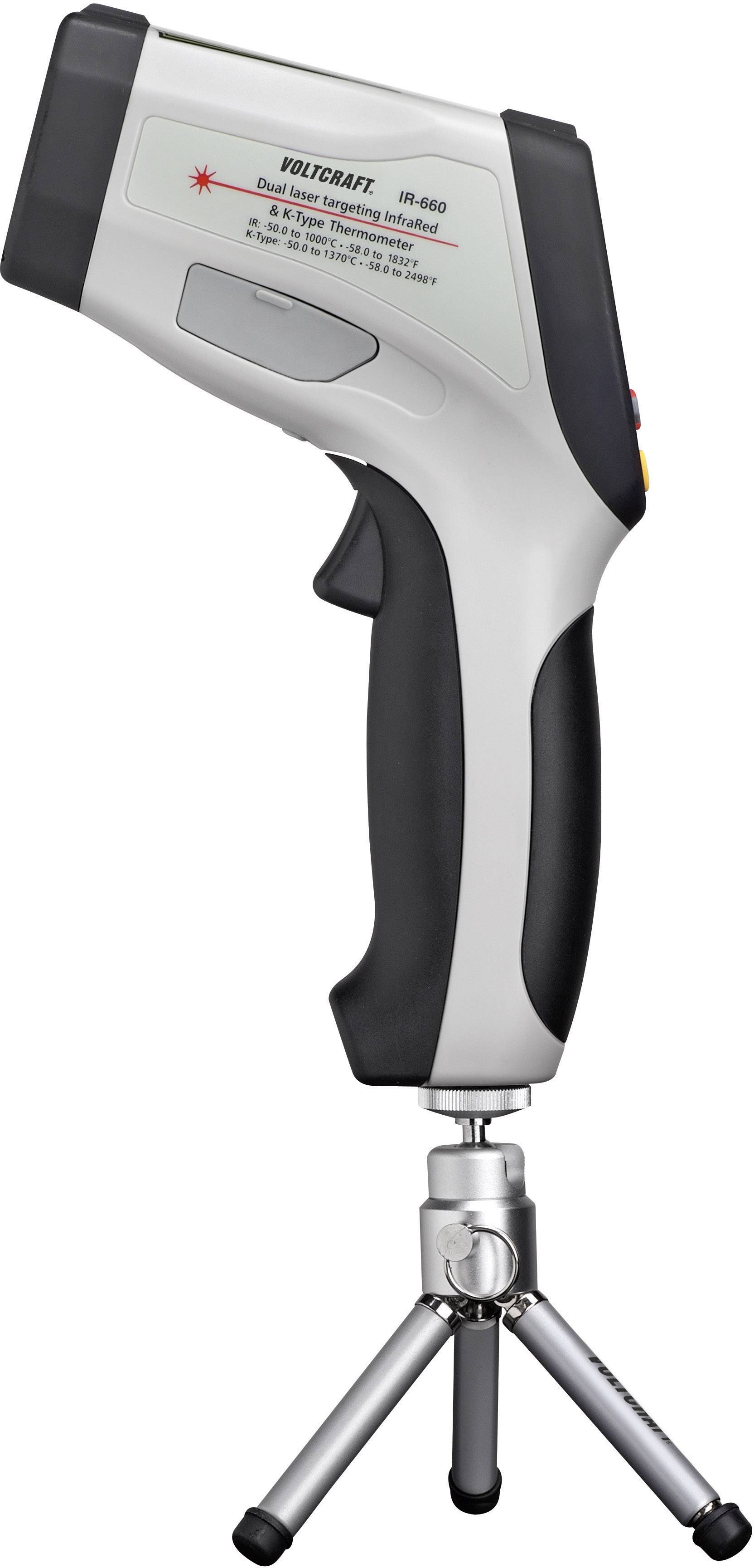 VOLTCRAFT IR 1000-30D Infrarot-Thermometer Optik 30:1 -50 - +1000°C Kontaktmessung, Pyrometer