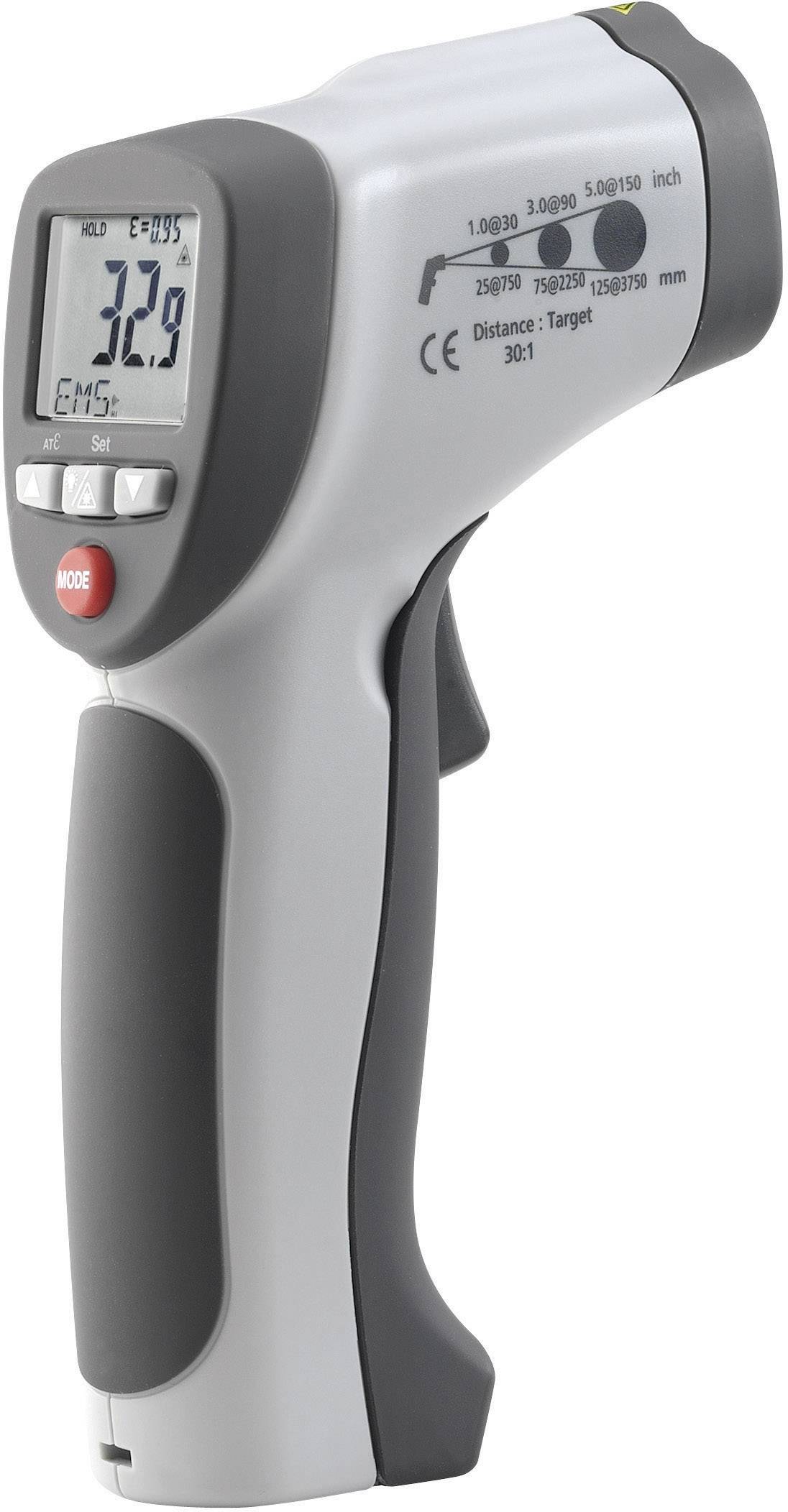 VOLTCRAFT IR 900-30S Infrarot-Thermometer Optik 30:1 -50 - +900°C Kontaktmessung, Pyrometer