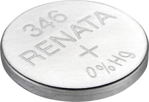 Renata Knopfzelle 346 1.55 V 9.5 mAh Silberoxid