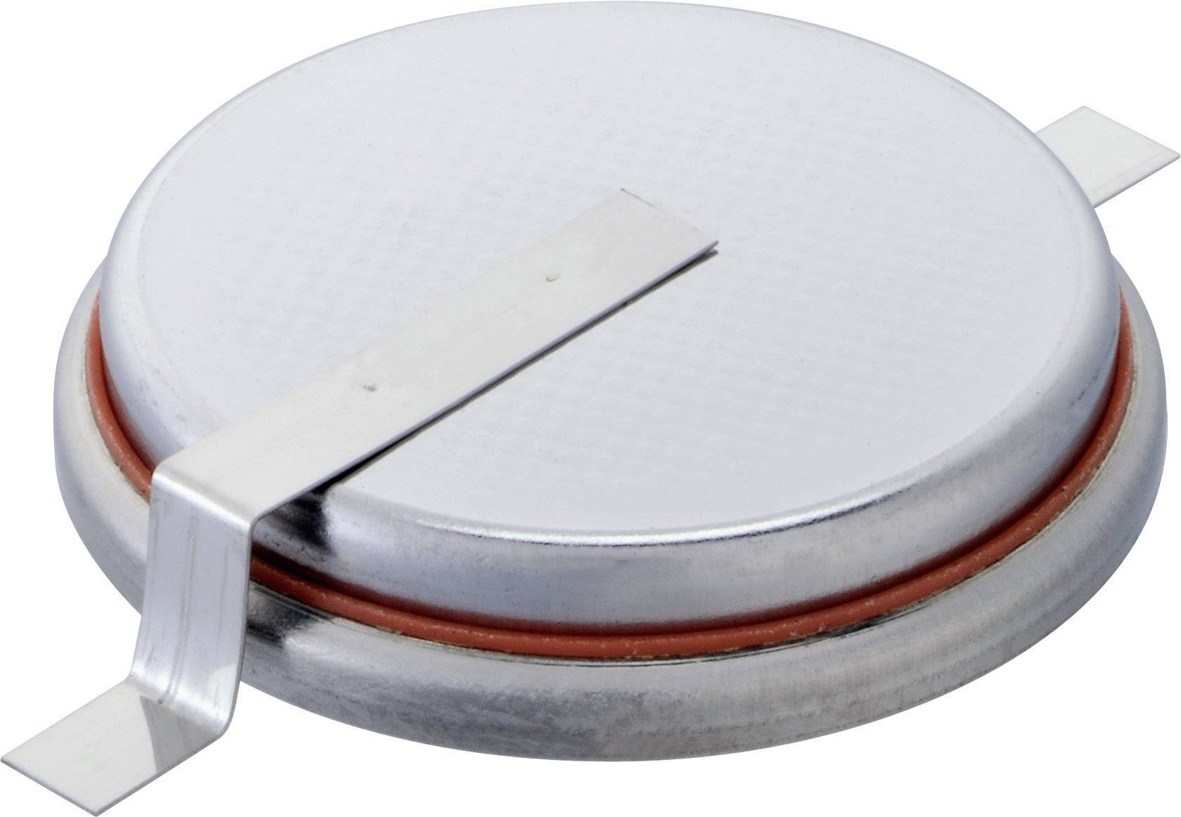Runder, silberner Deckel mit rotem Dichtungsring und Metallgriff in der Mitte.