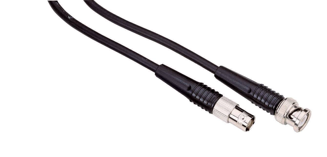 Testec 81121 BNC-Messleitung 1.00 m Schwarz