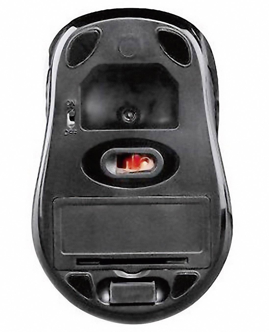 Hama AM-7300 Maus Funk Optisch Schwarz 3 Tasten 1000 dpi