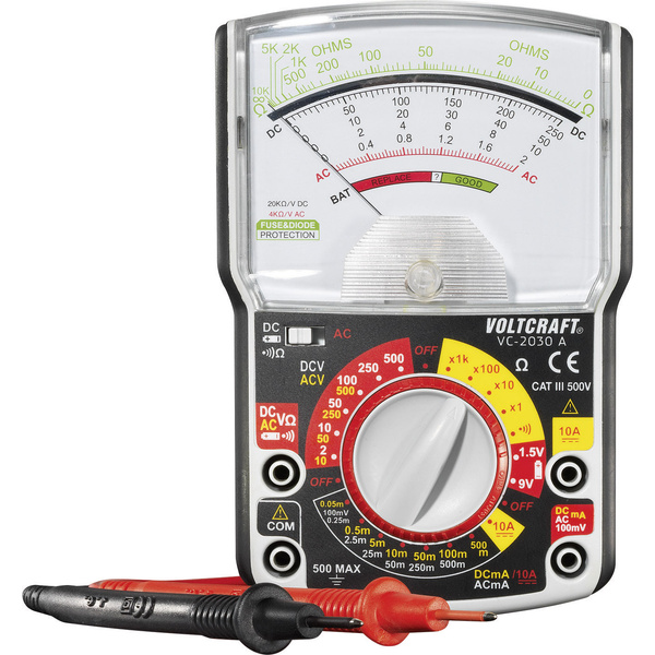 VOLTCRAFT VC-2030A Handheld multimeter Analogue CAT III 500 V