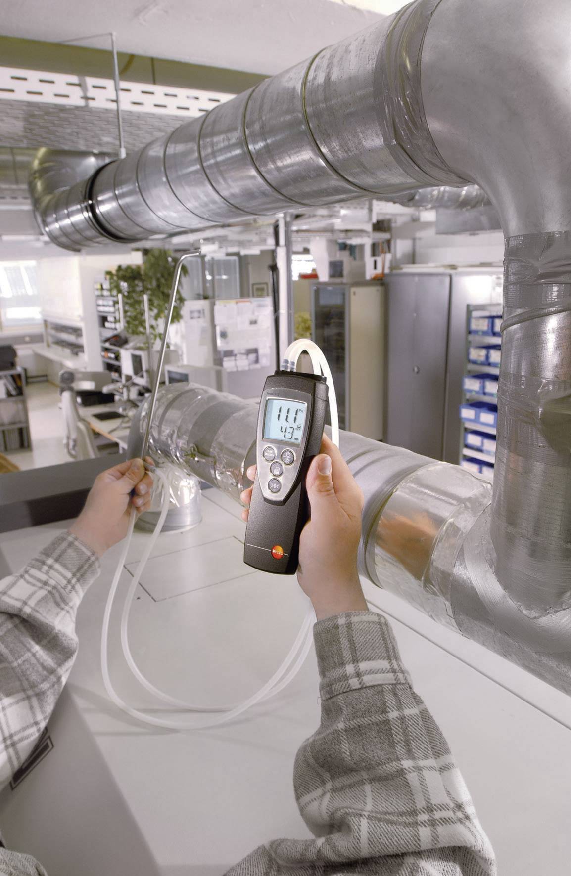 Testo 512 (0...200hPa) Druck-Messgerät Luftdruck 0 - 200hPa