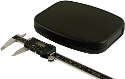 Hammond Electronics 1599TABMBKBAT Universal-Gehäuse 170 x 135 x 27 Schwarz 1 St.