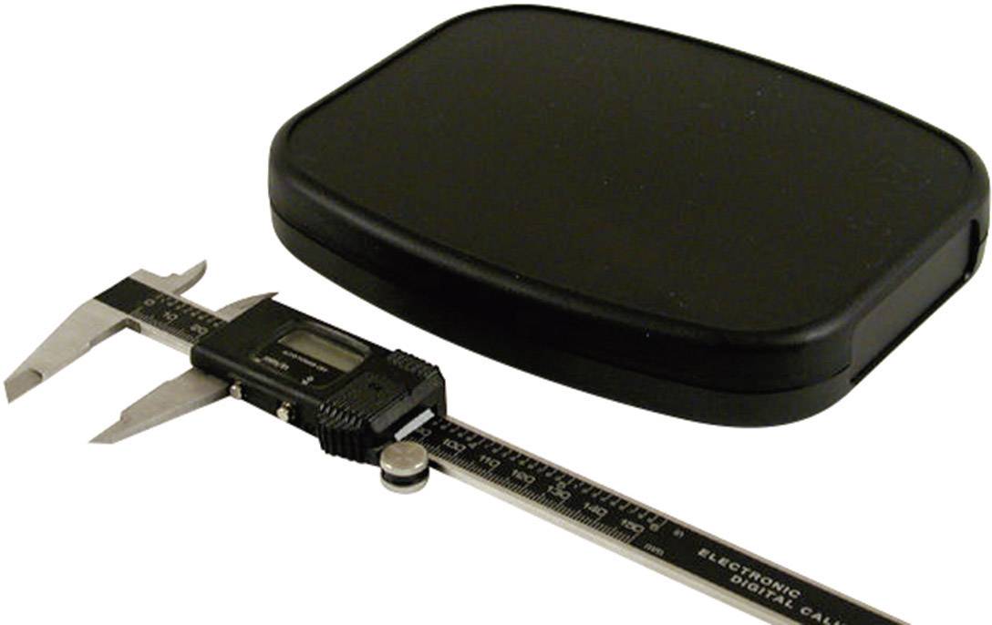 Hammond Electronics 1599TABMBKBAT Universal-Gehäuse 170 x 135 x 27 Schwarz 1St.