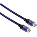 Hama HDMI Anschlusskabel HDMI-A Stecker, HDMI-A Stecker 2.50m Blau 54482 Audio Return Channel, vergoldete Steckkontakte HDMI-Kabel