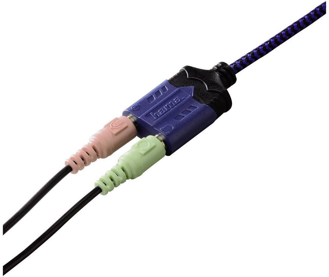 Hama 115494 PS4 HQ Klinke Audio Adapter [1x Klinkenstecker 3.5 mm - 2x Klinkenbuchse 3.5 mm] Schwarz