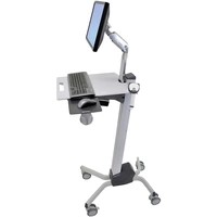 Ergotron Neo-Flex® 1fach TV-Rollwagen 25,4 cm (10") - 55,9 cm (22") Grau Höhenverstellbar, Tastaturablage, Neigbar, Rotierbar Ergotron Neo-Flex® 1fach TV-Rollwagen 25,4 cm (10") - 55,9 cm (22") Grau Höhenverstellbar, Tastaturablage, Neigbar, Rotierbar