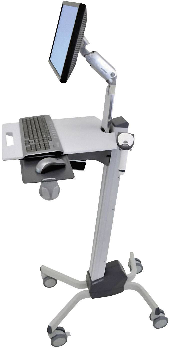 Ergotron Neo-Flex® TV-Rollwagen 1 Display(s) 25,4 cm (10") - 55,9 cm (22") Grau Höhenverstellbar, Tastaturablage, Neigbar, Rotierbar
