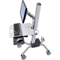 Ergotron Neo-Flex® 1fach TV-Rollwagen 25,4 cm (10") - 55,9 cm (22") Grau Höhenverstellbar, Tastaturablage, Neigbar, Rotierbar Ergotron Neo-Flex® 1fach TV-Rollwagen 25,4 cm (10") - 55,9 cm (22") Grau Höhenverstellbar, Tastaturablage, Neigbar, Rotierbar