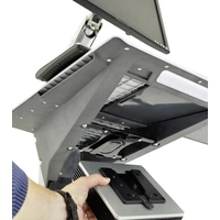 Ergotron Neo-Flex® 1fach TV-Rollwagen 25,4 cm (10") - 55,9 cm (22") Grau Höhenverstellbar, Tastaturablage, Neigbar, Rotierbar Ergotron Neo-Flex® 1fach TV-Rollwagen 25,4 cm (10") - 55,9 cm (22") Grau Höhenverstellbar, Tastaturablage, Neigbar, Rotierbar