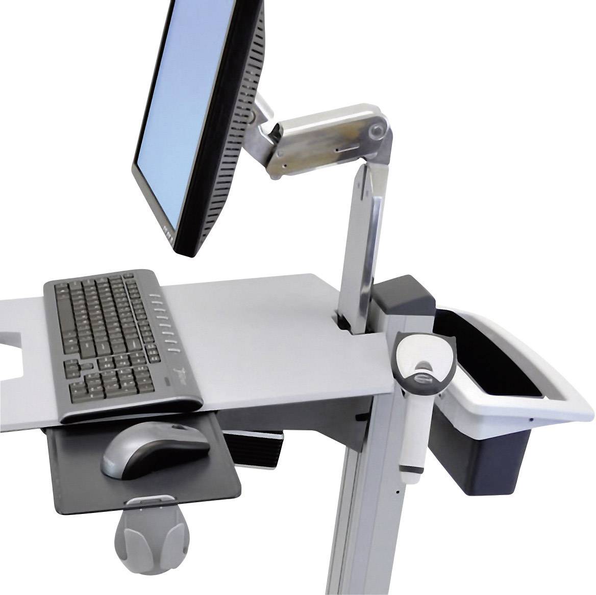 Ergotron Korb+Griff Passend für Serie (Halter): Ergotron NeoFlex Wagen Grau