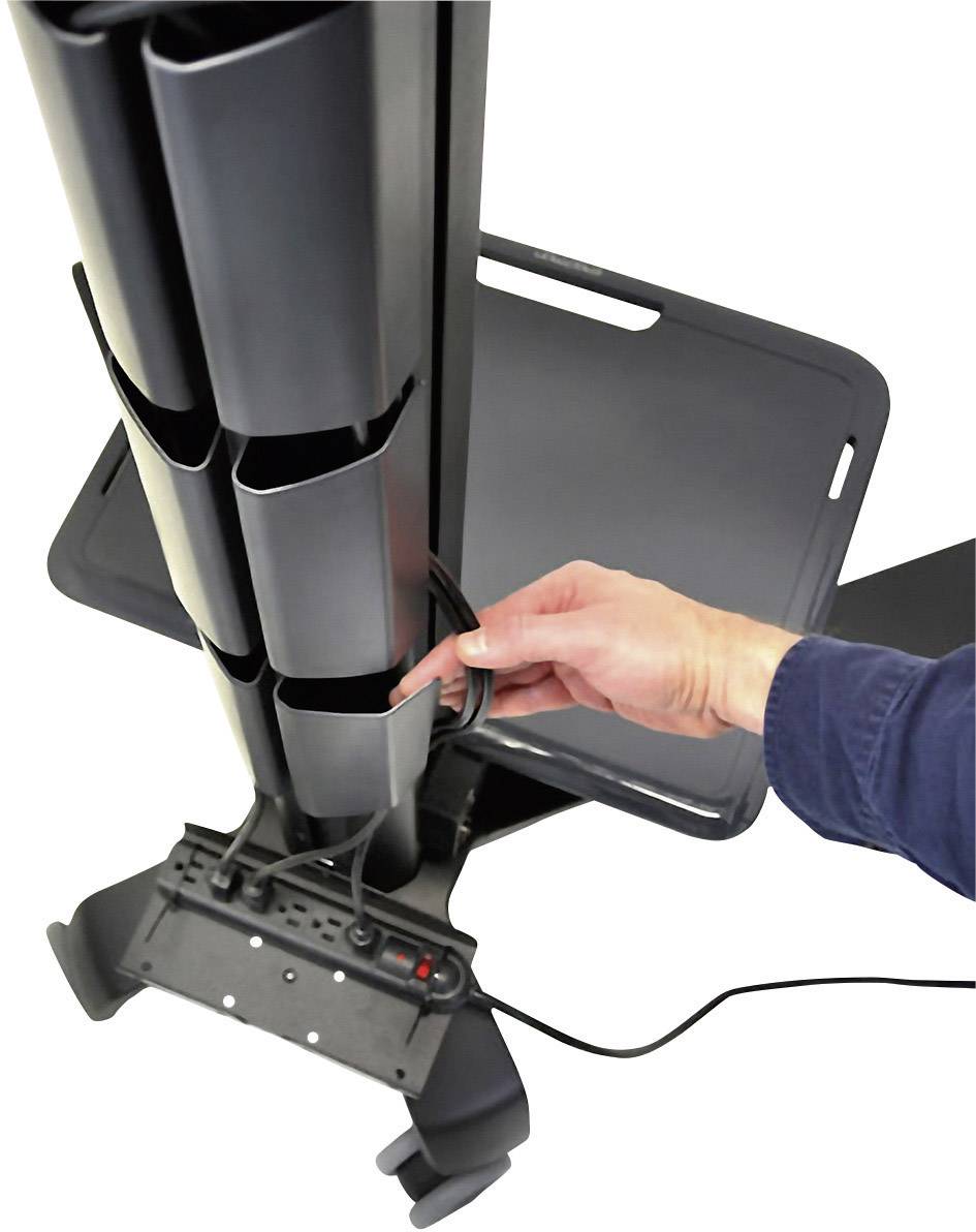 Ergotron 24-191-085 Neo-Flex Mobile MediaCenter VHD TV-Rollwagen Constant Force-Technologie, Höhenverstellbar 94,0cm (37")