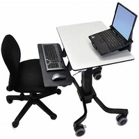 Ergotron TeachWell Mobile Digitale Workspace (MDW) 1fach Mobiler Sitz-/Steh-PC-Arbeitsplatz 17,8cm (7") - 81,3cm (32") Ergotron TeachWell Mobile Digitale Workspace (MDW) 1fach Mobiler Sitz-/Steh-PC-Arbeitsplatz 17,8cm (7") - 81,3cm (32")