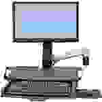 Ergotron StyleView® Sit-Stand Combo 1fach Monitor-Wandhalterung 25,4cm (10") - 61,0cm (24") Höhenverstellbar, Tastaturablage