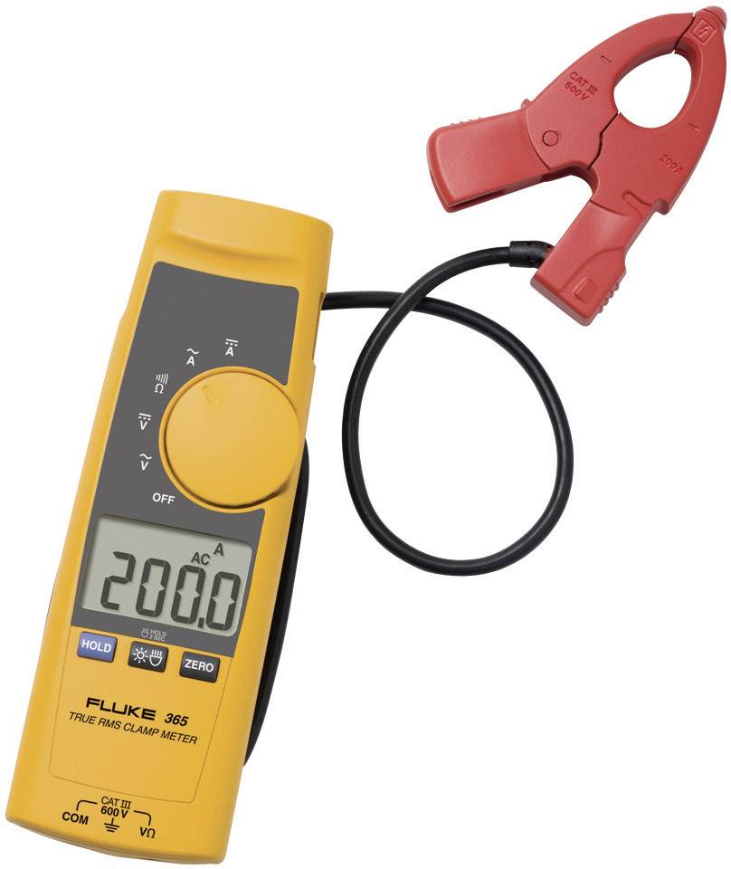 Fluke 365 Stromzange, Hand-Multimeter kalibriert (ISO) digital CAT III 600 V, CAT IV 300V Anzeige (Counts): 2000