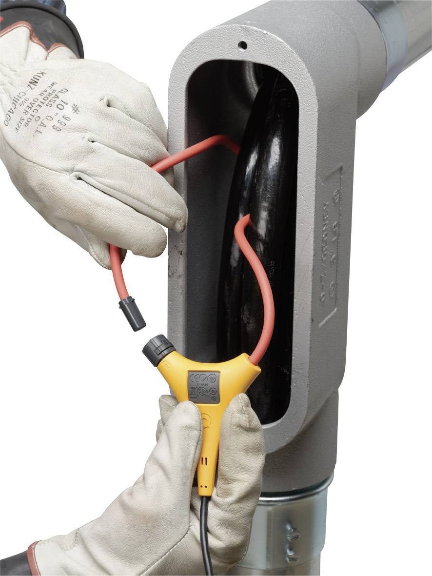 Fluke i2500-18 Stromzangenadapter kalibriert (ISO) Messbereich A/AC (Bereich): 0.1 - 2500 A flexibel