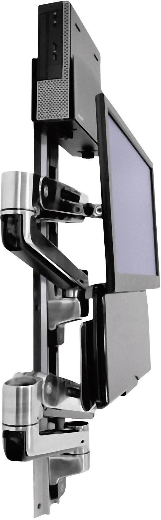 Ergotron 1fach Monitor-Wandhalterung 25,4 cm (10") - 106,7 cm (42") Aluminium (poliert) Neigbar, Schwenkbar, Rotierbar