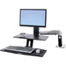 Ergotron WorkFit-A 1fach Monitor-Tischhalterung 25,4cm (10") - 61,0cm (24") Höhenverstellbar, Tastaturablage, Neigbar, Schwenkbar