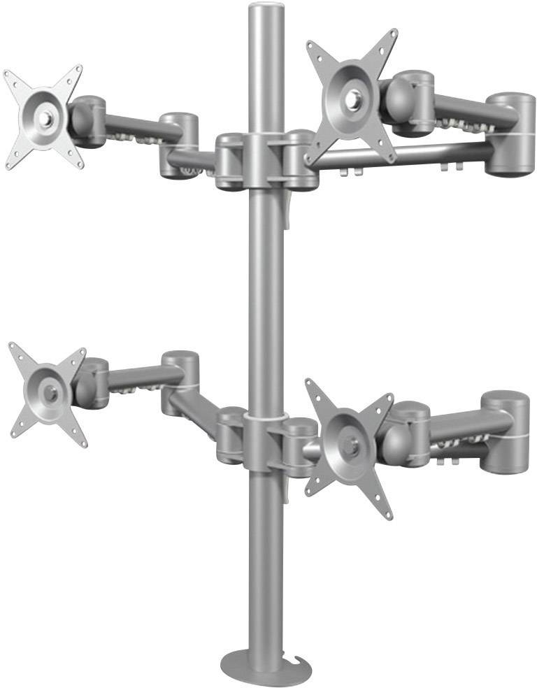 Dataflex Viewmate 2+2 Tischhalterung (52.622) silber