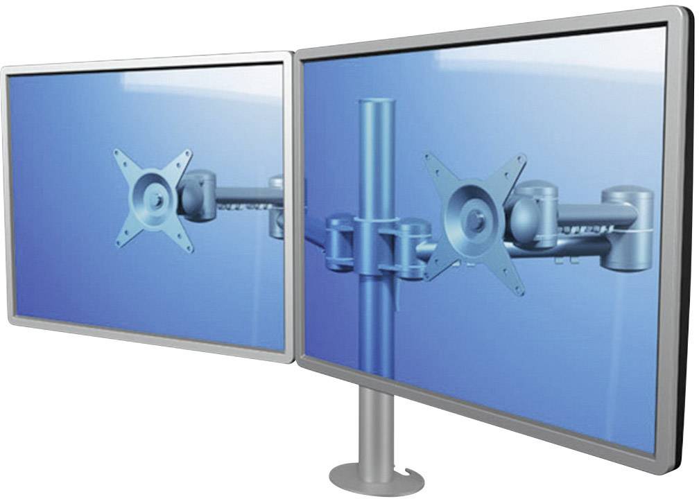 Dataflex Monitor-Tischhalterung ViewMate Style Monitorarm 632 2 Display(s) 25,4 cm (10") - 61 cm (24") Silber Höhenverstellbar, Neigbar, Schwenkbar