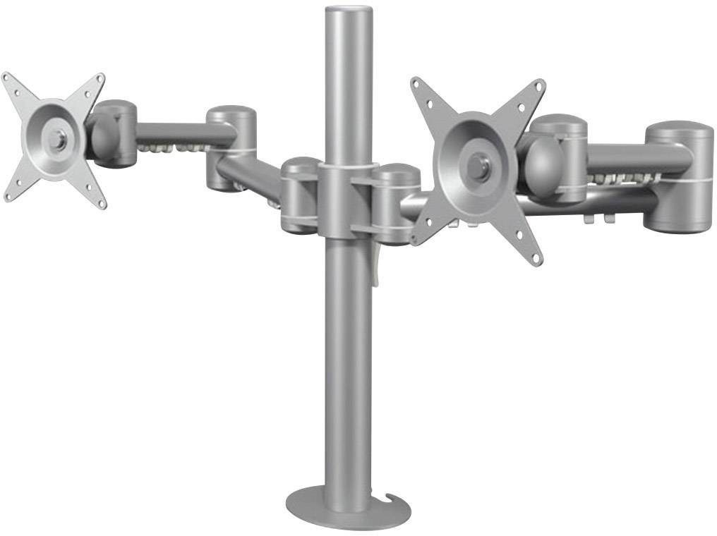 Dataflex ViewMate Style Monitorarm 632 2fach Monitor-Tischhalterung 25,4 cm (10") - 61 cm (24") Silber Höhenverstellbar, Neigbar, Schwenkbar