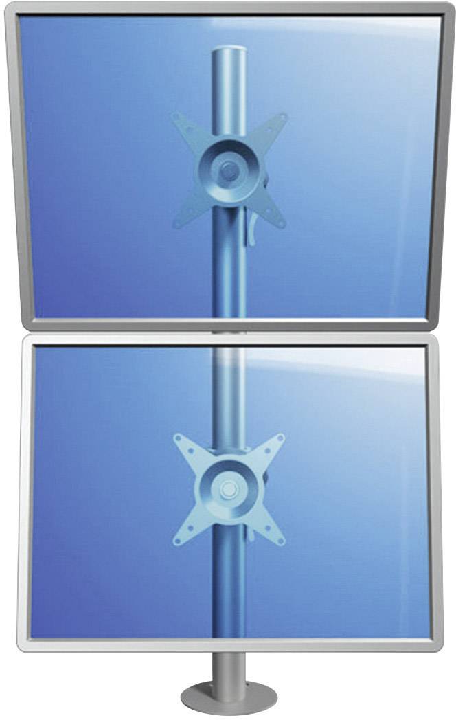 Dataflex Monitor-Tischhalterung ViewMate Style Monitorarm 672 2 Display(s) 25,4 cm (10") - 55,9 cm (22") Silber Höhenverstellbar, Neigbar