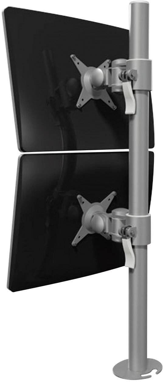 Dataflex ViewMate Style Monitorarm 672 2fach Monitor-Tischhalterung 25,4 cm (10") - 55,9 cm (22") Silber Höhenverstellbar, Neigbar, Schwenkbar