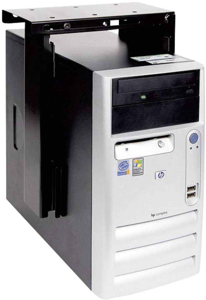 Dataflex PC Halterung Untertisch Top Grip CPU Halter 313 32.313 Schwarz Belastbar bis=20 kg