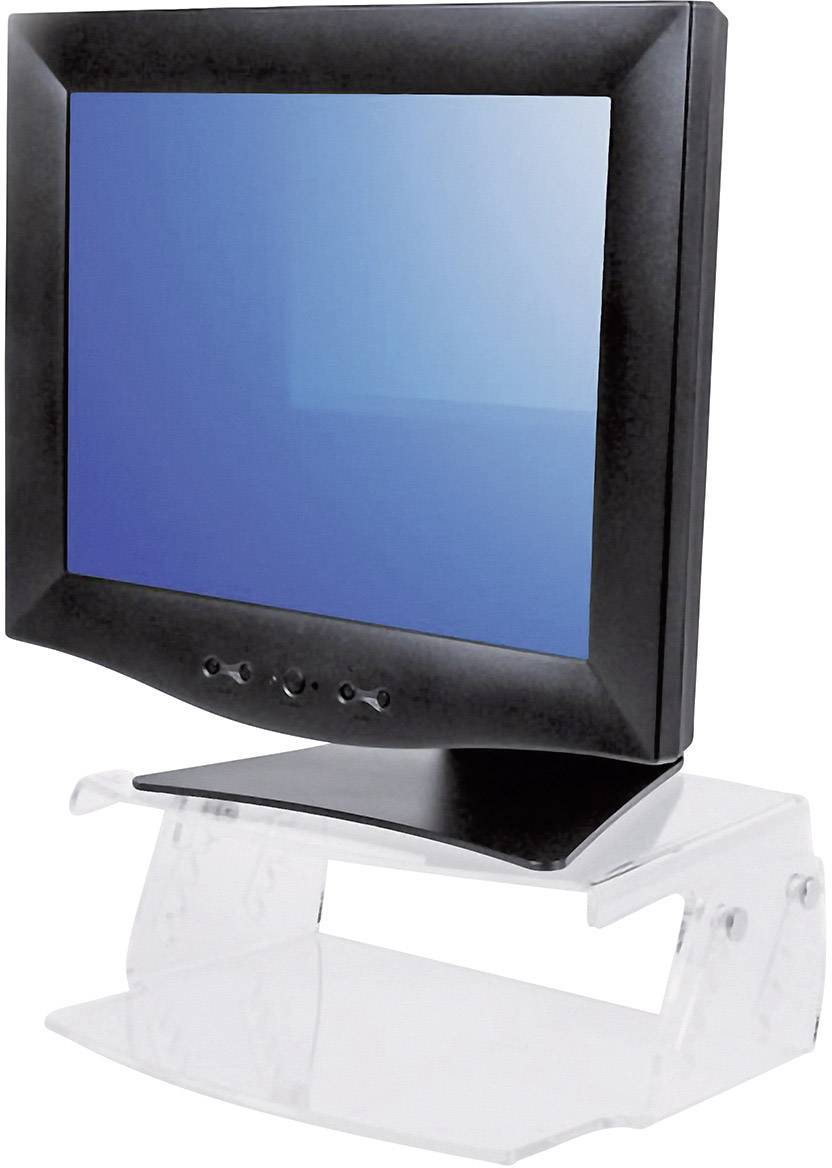 Dataflex LCD Monitorständer HV 550 Monitor-Erhöhung Höhen-Bereich: 7 bis 13 cm Transparent