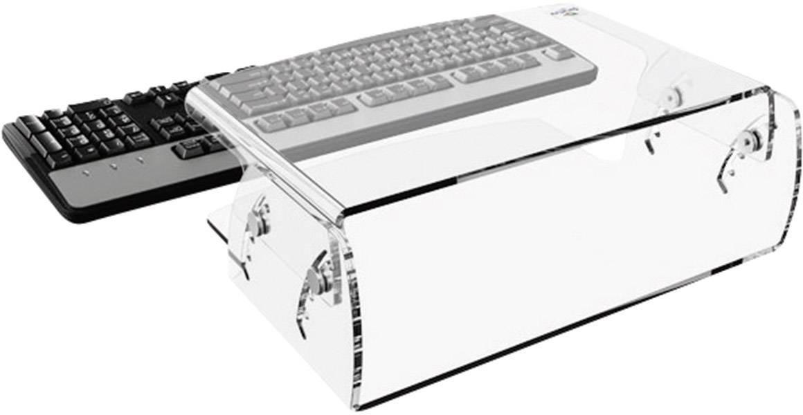 Dataflex LCD Monitorständer HV 550 Monitor-Erhöhung Höhen-Bereich: 7 bis 13 cm Transparent