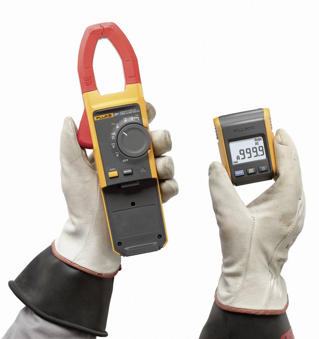 Fluke 381 Stromzange, Hand-Multimeter digital CAT III 1000 V, CAT IV 600V Anzeige (Counts): 6000