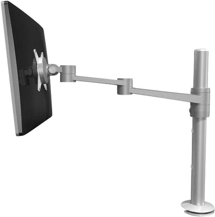 Dataflex Monitor-Tischhalterung ViewLite Monitorarm 122 1 Display(s) 25,4 cm (10") - 61 cm (24") Weiß, Silber Höhenverstellbar, Neigbar, Schwenkbar