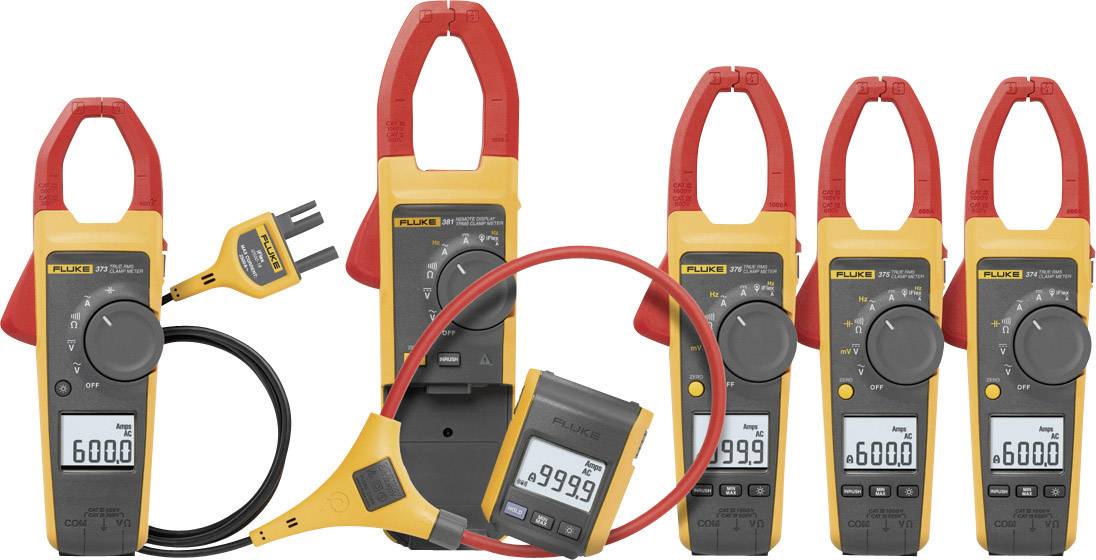 Fluke 373 Stromzange, Hand-Multimeter digital CAT III 600 V, CAT IV 300V Anzeige (Counts): 6000