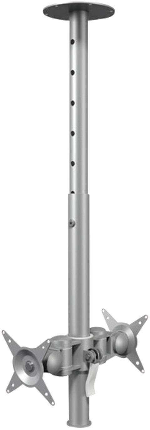 Dataflex Monitor-Deckenhalterung ViewMate Style Monitorarm 572 2 Display(s) 25,4 cm (10") - 61 cm (24") Silber Höhenverstellbar, Neigbar