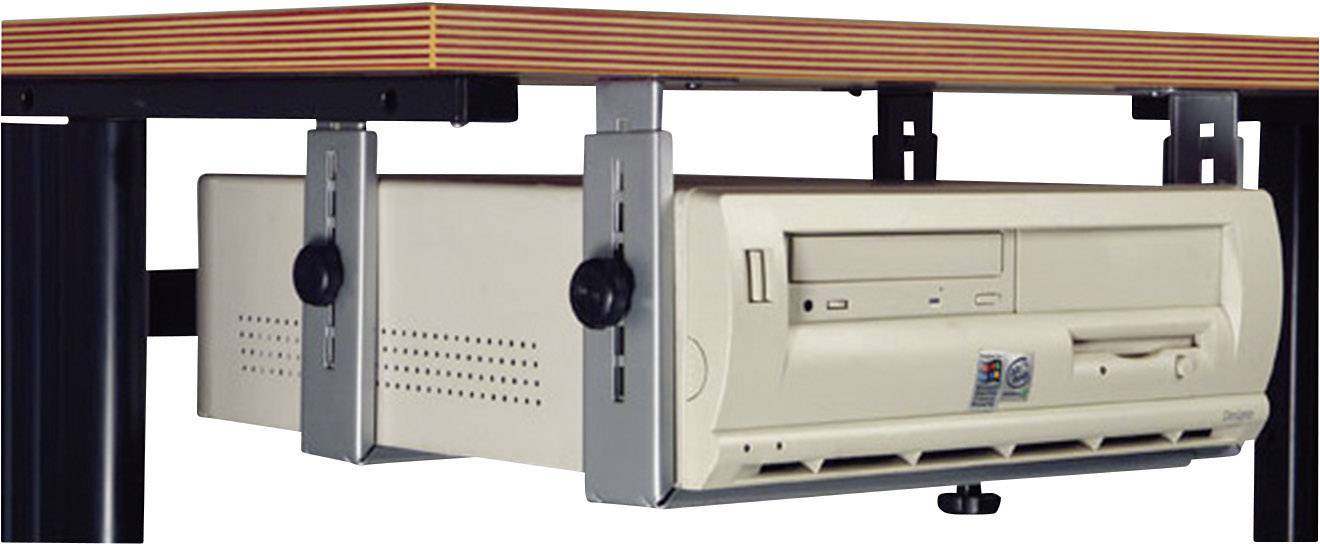 Dataflex PC Halterung Vertikal, Horizontal Basic 182 32.182 Silber Belastbar bis=35 kg