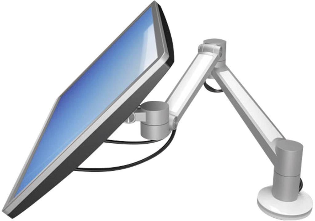 Dataflex ViewLite Plus Monitorarm 622 1fach Monitor-Tischhalterung 25,4 cm (10") - 61,0 cm (24") Silber Höhenverstellbar, Neigbar, Schwenkbar