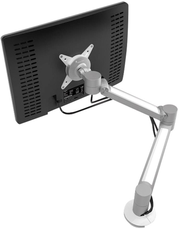 Dataflex ViewLite Plus Monitorarm 622 Monitor-Tischhalterung 1 Display(s) 25,4 cm (10") - 61 cm (24") Silber Höhenverstellbar, Neigbar, Schwenkbar