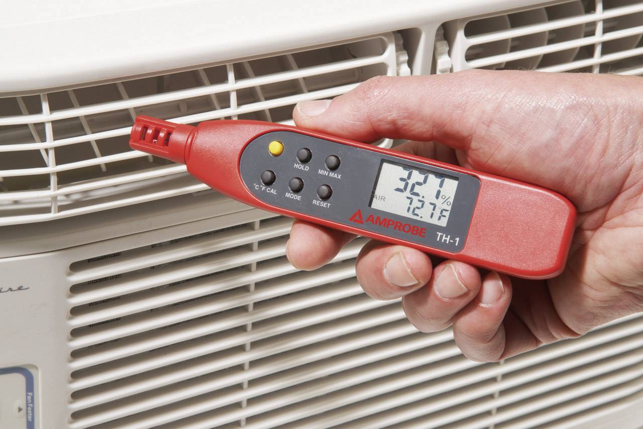 Beha Amprobe TH-1 Luftfeuchtemessgerät (Hygrometer) 0 % rF 100 % rF Taupunkt-/Schimmelwarnanzeige