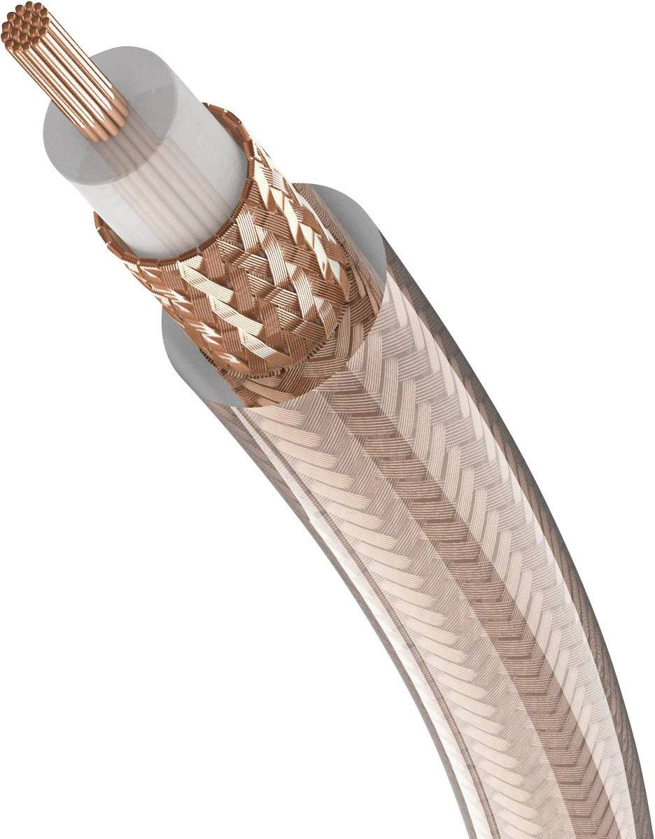 Inakustik 003083121 Cinch Audio Anschlusskabel [1x Cinch-Stecker - 1x Cinch-Stecker] 12.00 m Transparent vergoldete Steckkontakte