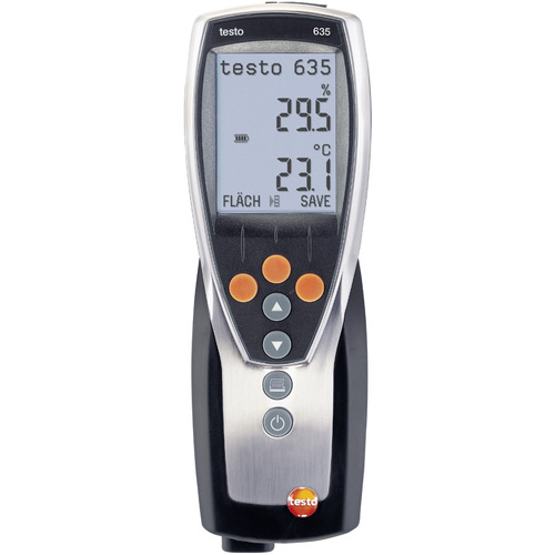 Testo 635-1 Luftfeuchtemessgerät (Hygrometer) 0% rF 100% rF Taupunkt-/Schimmelwarnanzeige