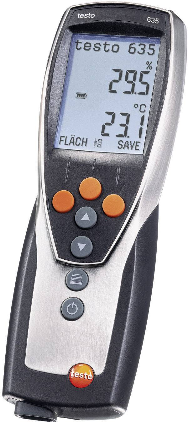 Testo 635-2 Luftfeuchtemessgerät (Hygrometer) 0% rF 100% rF Datenloggerfunktion