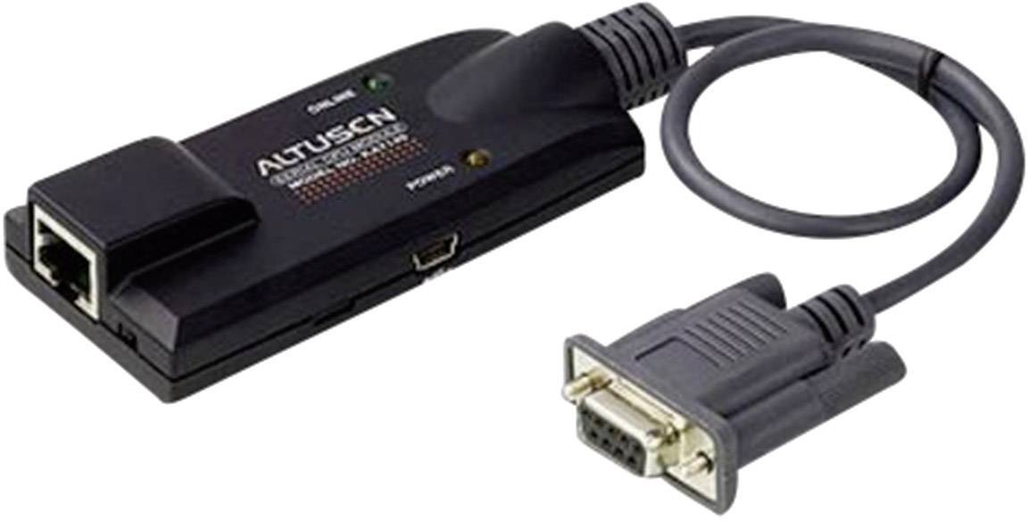 ATEN KVM Adapter [1x D-SUB-Buchse 9pol. - 1x RJ45-Buchse] 0.09 m Schwarz