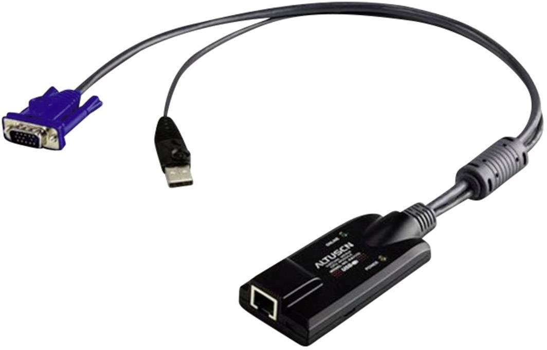 ATEN KVM Adapter [1x SPHD-15-Stecker, USB 1.1 Stecker A - 1x RJ45-Buchse] 0.09 m Schwarz