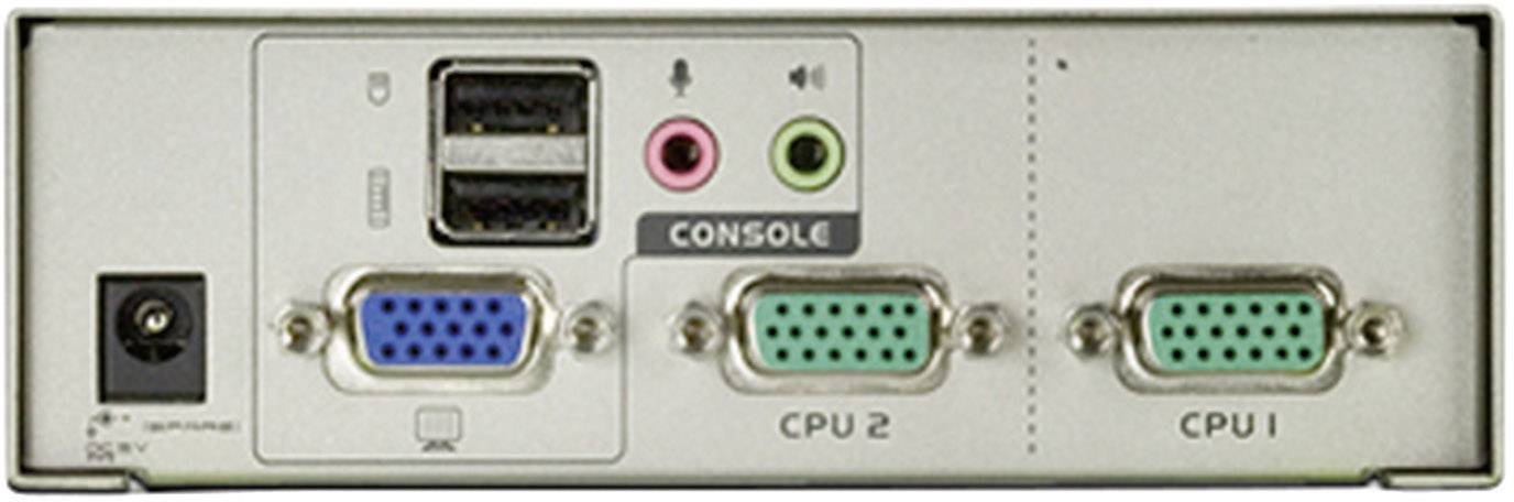ATEN CS72U-AT 2 Port KVM-Umschalter VGA USB 2048 x 1536 Pixel