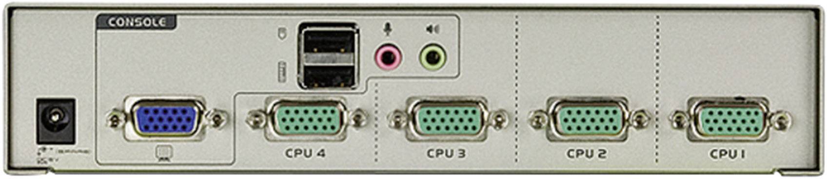 ATEN CS74U-AT 4 Port KVM-Umschalter VGA USB 2048 x 1152 Pixel