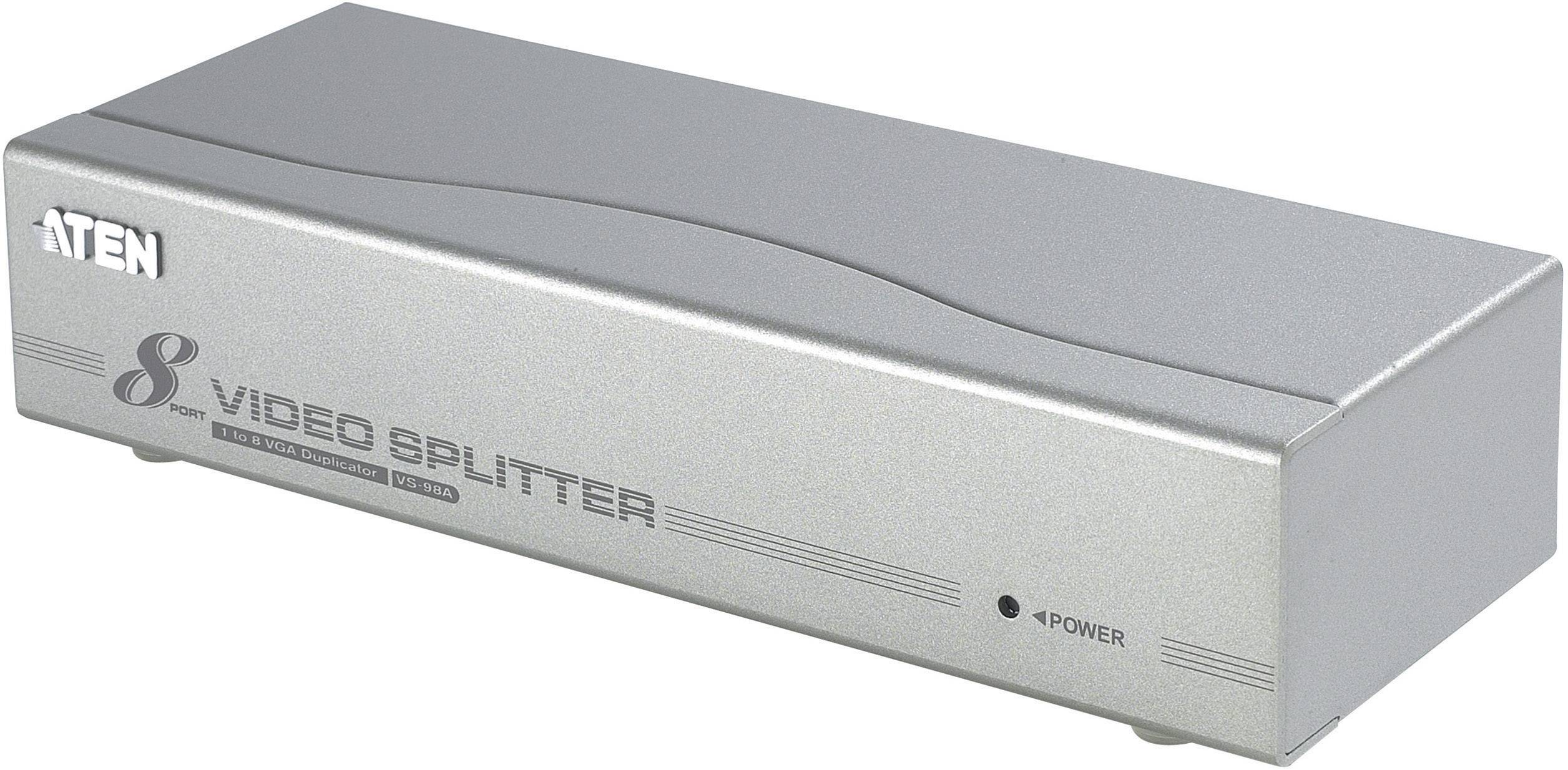 ATEN VS98A-AT-G 8 Port VGA-Splitter 1920 x 1440 Pixel Silber
