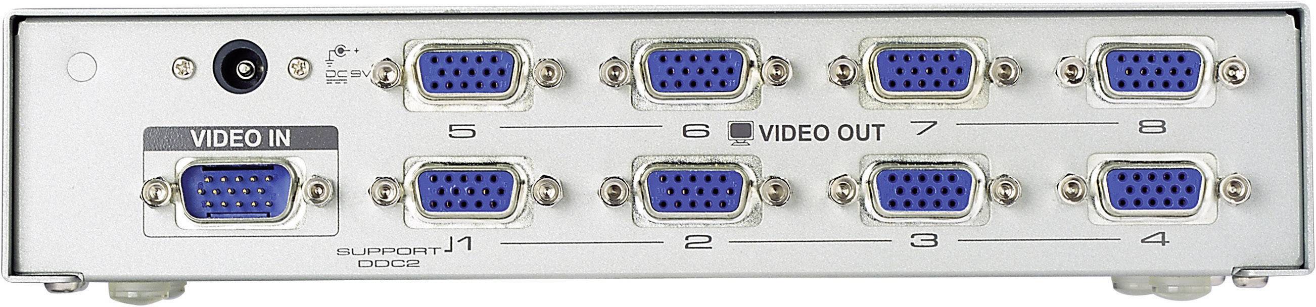ATEN VS98A - Video-Verteiler - 8 x VGA - Desktop