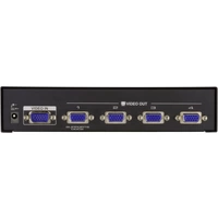 ATEN VS134A-AT-G 4 Port VGA-Splitter mit eingebautem Repeater 2048 x 1536 Pixel Schwarz ATEN VS134A-AT-G 4 Port VGA-Splitter mit eingebautem Repeater 2048 x 1536 Pixel Schwarz